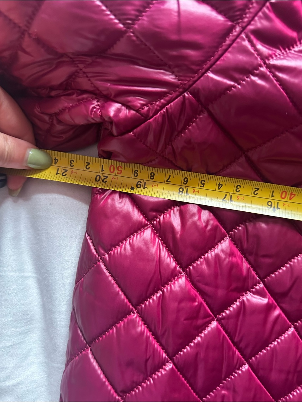 Pajar Canada Peridot Diamond Quilted Longline Hooded Shacket Pink Size S - Picture 13 of 16